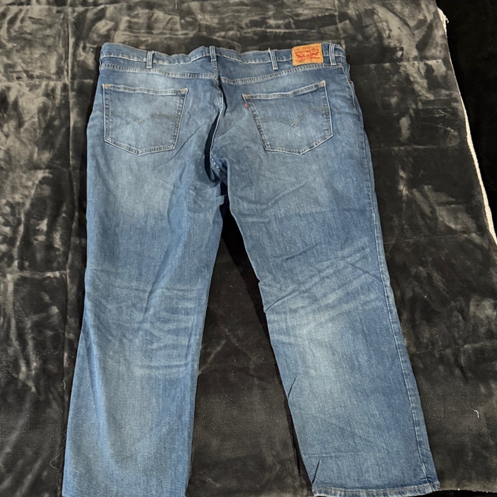 Signature by Levi Strauss Men's Straight Jeans in Blue